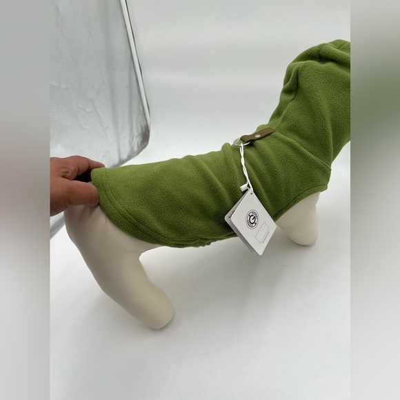 Gooby Fleece Vest Hoodie Dog Sweater - Green, Medium NWT - Picture 4 of 9